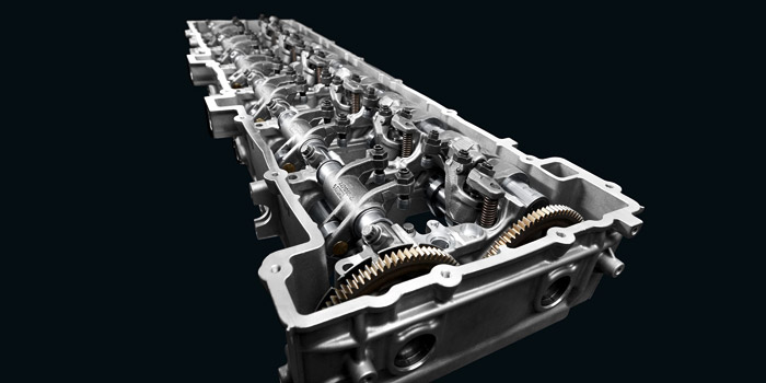Weltmotor Nockenwellengehäuse Bild eines Nockenwellengehäuses, welches MS Powertrain seit 2005 produziert.